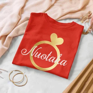 Moteriški marškinėliai : Nuotaka - Image 3
